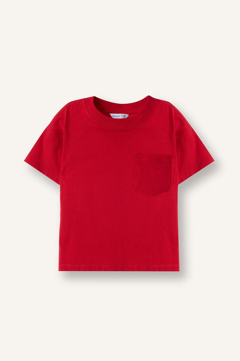 ديفاكتو تيشيرت بيبي اولادي نص كم قصة عادية بياقة مستديرة - Image 1